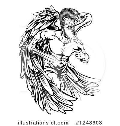 Royalty-Free (RF) Angel Clipart Illustration by AtStockIllustration - Stock Sample #1248603