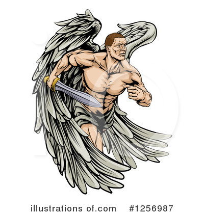 Angel Clipart #1256987 by AtStockIllustration