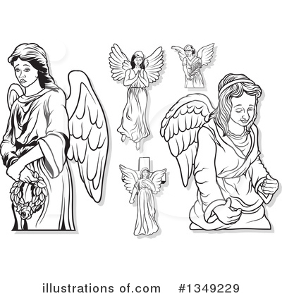 Royalty-Free (RF) Angel Clipart Illustration by dero - Stock Sample #1349229
