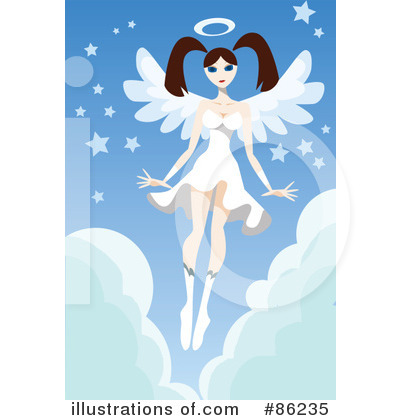 Royalty-Free (RF) Angel Clipart Illustration by mayawizard101 - Stock Sample #86235