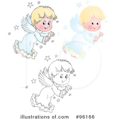 Royalty-Free (RF) Angels Clipart Illustration by Alex Bannykh - Stock Sample #96166