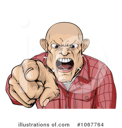 Royalty-Free (RF) Angry Clipart Illustration by AtStockIllustration - Stock Sample #1067764