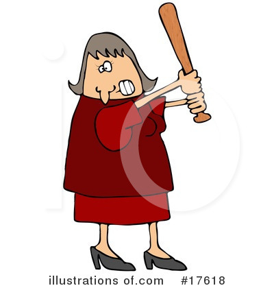 Royalty-Free (RF) Angry Clipart Illustration by djart - Stock Sample #17618