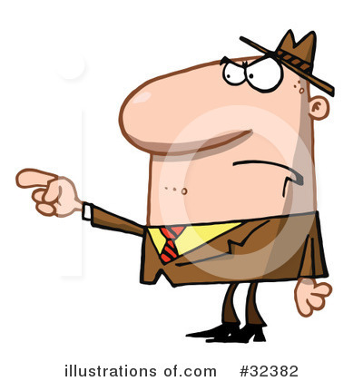 Accusing Clipart #32382 by Hit Toon