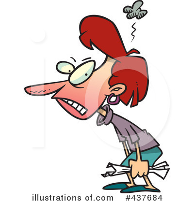 Royalty-Free (RF) Angry Clipart Illustration by toonaday - Stock Sample #437684