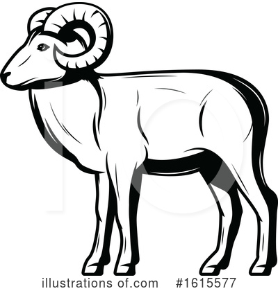 Ram Clipart #1615577 by Vector Tradition SM