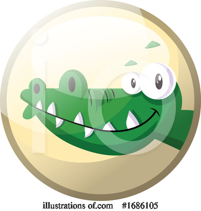 Alligator Clipart #1686105 by Morphart Creations