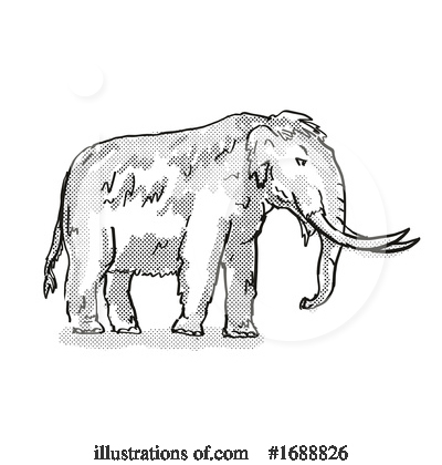 Mammoth Clipart #1688826 by patrimonio