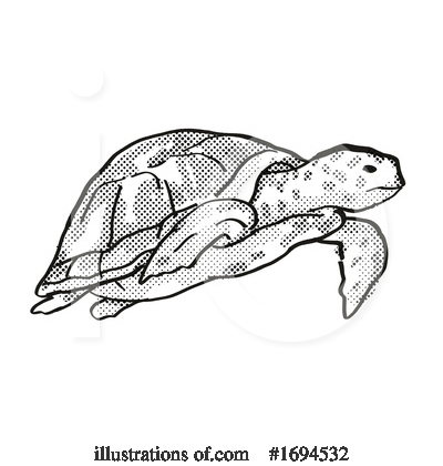 Sea Turtle Clipart #1694532 by patrimonio