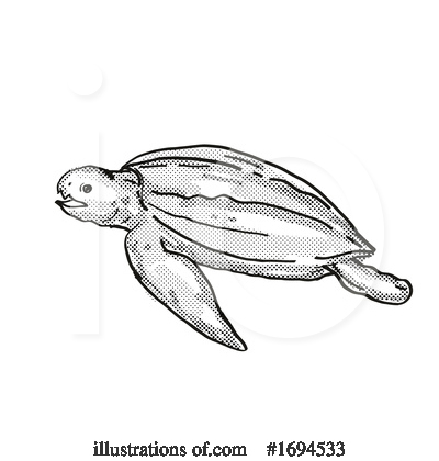 Sea Turtle Clipart #1694533 by patrimonio