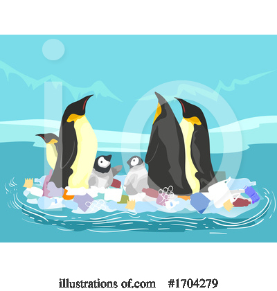 Penguin Clipart #1704279 by BNP Design Studio