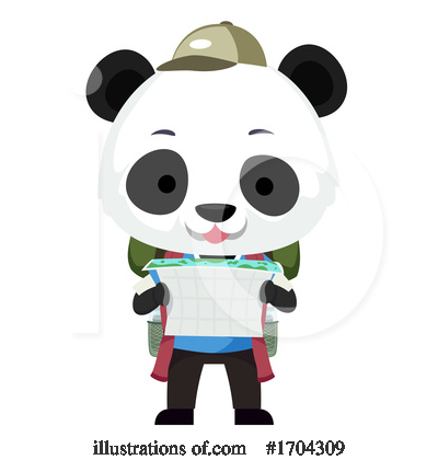 Panda Clipart #1704309 by BNP Design Studio