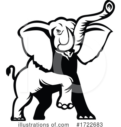 Elephant Clipart #1722683 by patrimonio