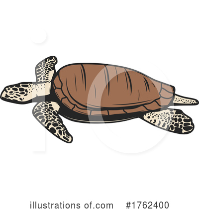 Sea Turtle Clipart #1762400 by Vector Tradition SM