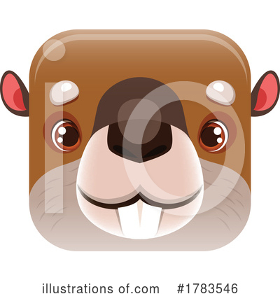 Beaver Clipart #1783546 by Vector Tradition SM