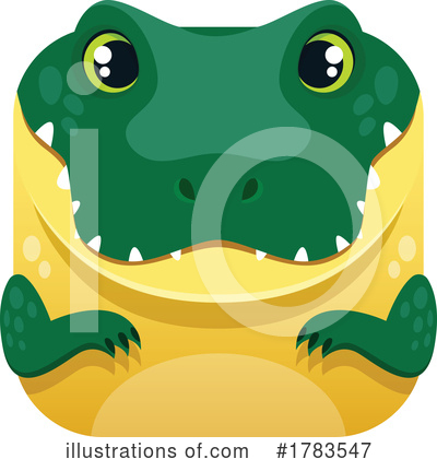 Crocodile Clipart #1783547 by Vector Tradition SM