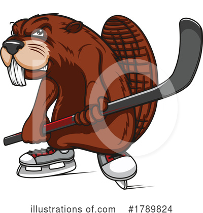 Beaver Clipart #1789824 by Vector Tradition SM