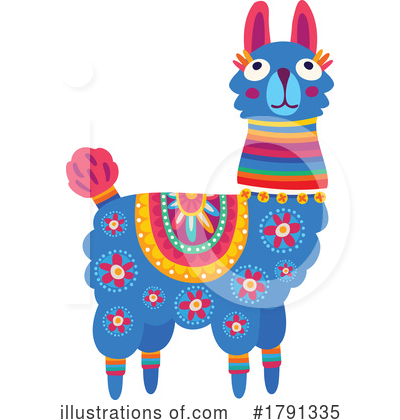 Alpaca Clipart #1791335 by Vector Tradition SM