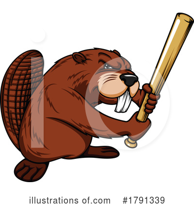 Beaver Clipart #1791339 by Vector Tradition SM