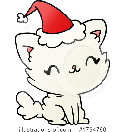 White Cat Clipart #1794790 by lineartestpilot