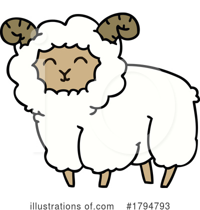 Sheep Clipart #1794793 by lineartestpilot