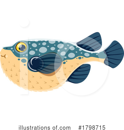 Puffer Fish Clipart #1798715 by Vector Tradition SM
