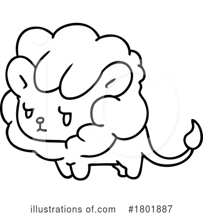 Lion Cub Clipart #1801887 by lineartestpilot
