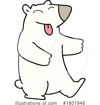 Polar Bear Clipart #1801946 by lineartestpilot