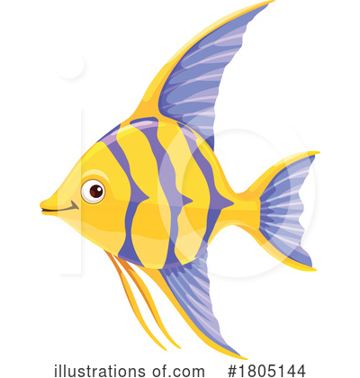 Angelfish Clipart #1805144 by Vector Tradition SM