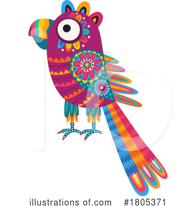 Parrot Clipart #1805371 by Vector Tradition SM