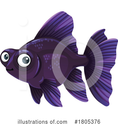 Goldfish Clipart #1805376 by Vector Tradition SM