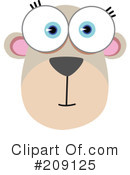 Animal Face Clipart #209125 by Qiun