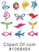 Animal Logos Clipart #1068454 by cidepix