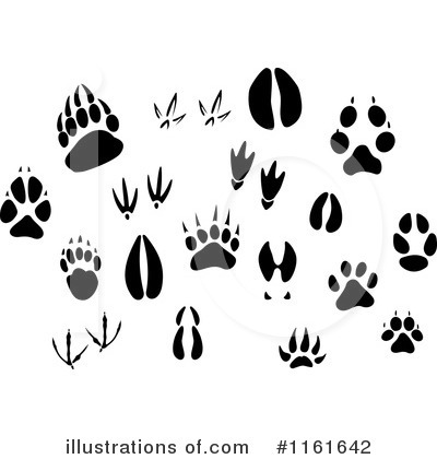 Royalty-Free (RF) Animal Tracks Clipart Illustration by Vector Tradition SM - Stock Sample #1161642