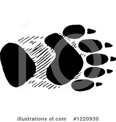 Royalty-Free (RF) Animal Tracks Clipart Illustration by Picsburg - Stock Sample #1220930