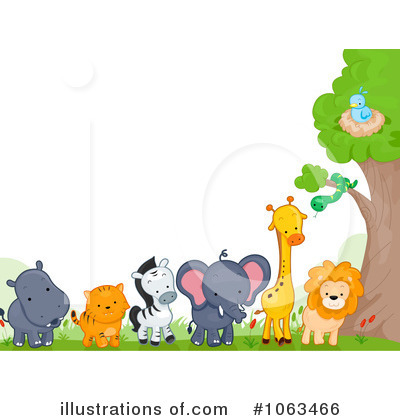Royalty-Free (RF) Animals Clipart Illustration by BNP Design Studio - Stock Sample #1063466