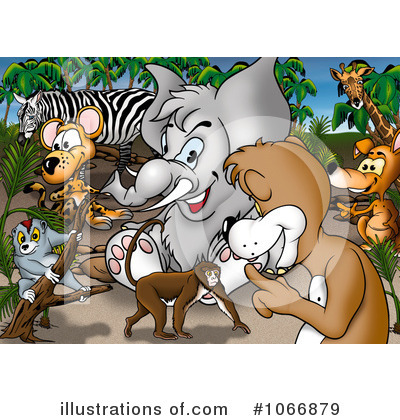 Royalty-Free (RF) Animals Clipart Illustration by dero - Stock Sample #1066879