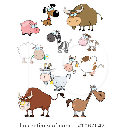 Royalty-Free (RF) Animals Clipart Illustration by Hit Toon - Stock Sample #1067042