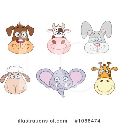 Royalty-Free (RF) Animals Clipart Illustration by yayayoyo - Stock Sample #1068474