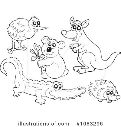 Australian Animals Clipart #1083296 by visekart