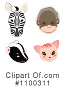 Animals Clipart #1100311 by Cherie Reve