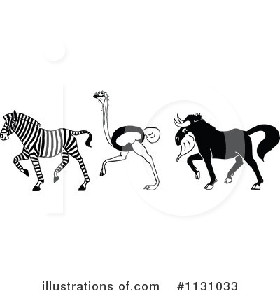 Royalty-Free (RF) Animals Clipart Illustration by Prawny Vintage - Stock Sample #1131033