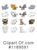 Animals Clipart #1189591 by AtStockIllustration
