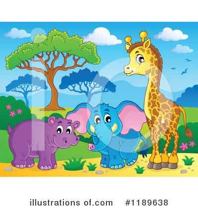 Royalty-Free (RF) Animals Clipart Illustration by visekart - Stock Sample #1189638
