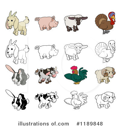 Royalty-Free (RF) Animals Clipart Illustration by AtStockIllustration - Stock Sample #1189848