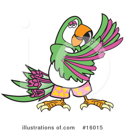 Parrot Clipart #16015 by Andy Nortnik