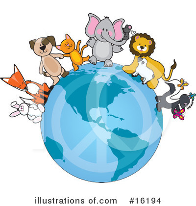 Royalty-Free (RF) Animals Clipart Illustration by Maria Bell - Stock Sample #16194