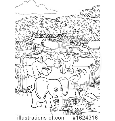 Royalty-Free (RF) Animals Clipart Illustration by AtStockIllustration - Stock Sample #1624316