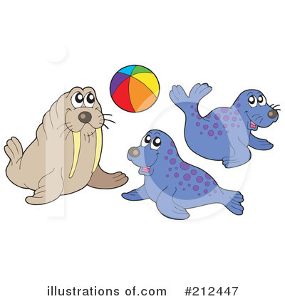 Walrus Clipart #212447 by visekart