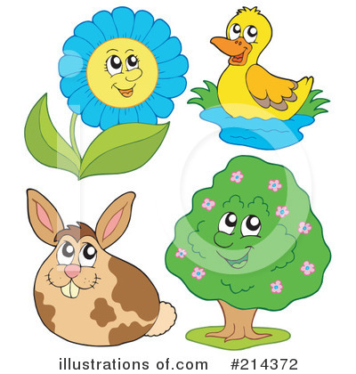 Royalty-Free (RF) Animals Clipart Illustration by visekart - Stock Sample #214372